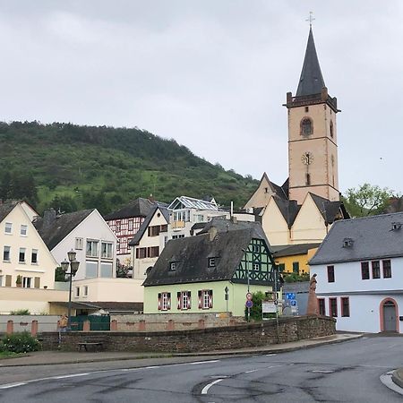 Rheinliebe Bistro Und Pension Lorch am Rhein Eksteriør bilde
