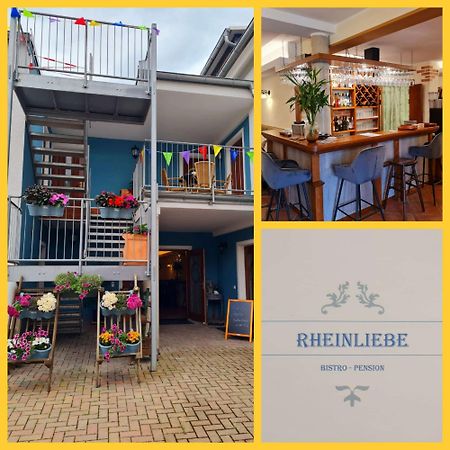 Rheinliebe Bistro Und Pension Lorch am Rhein Eksteriør bilde